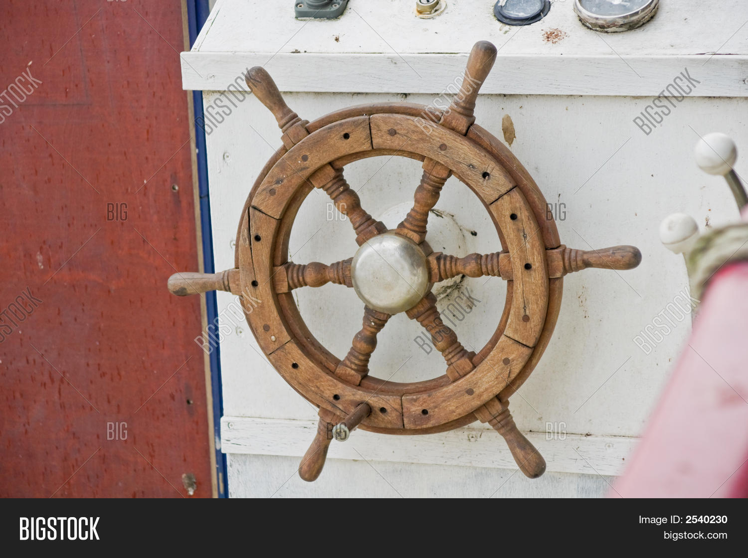 Wooden Boat Steering Image & Photo (Free Trial) Bigstock