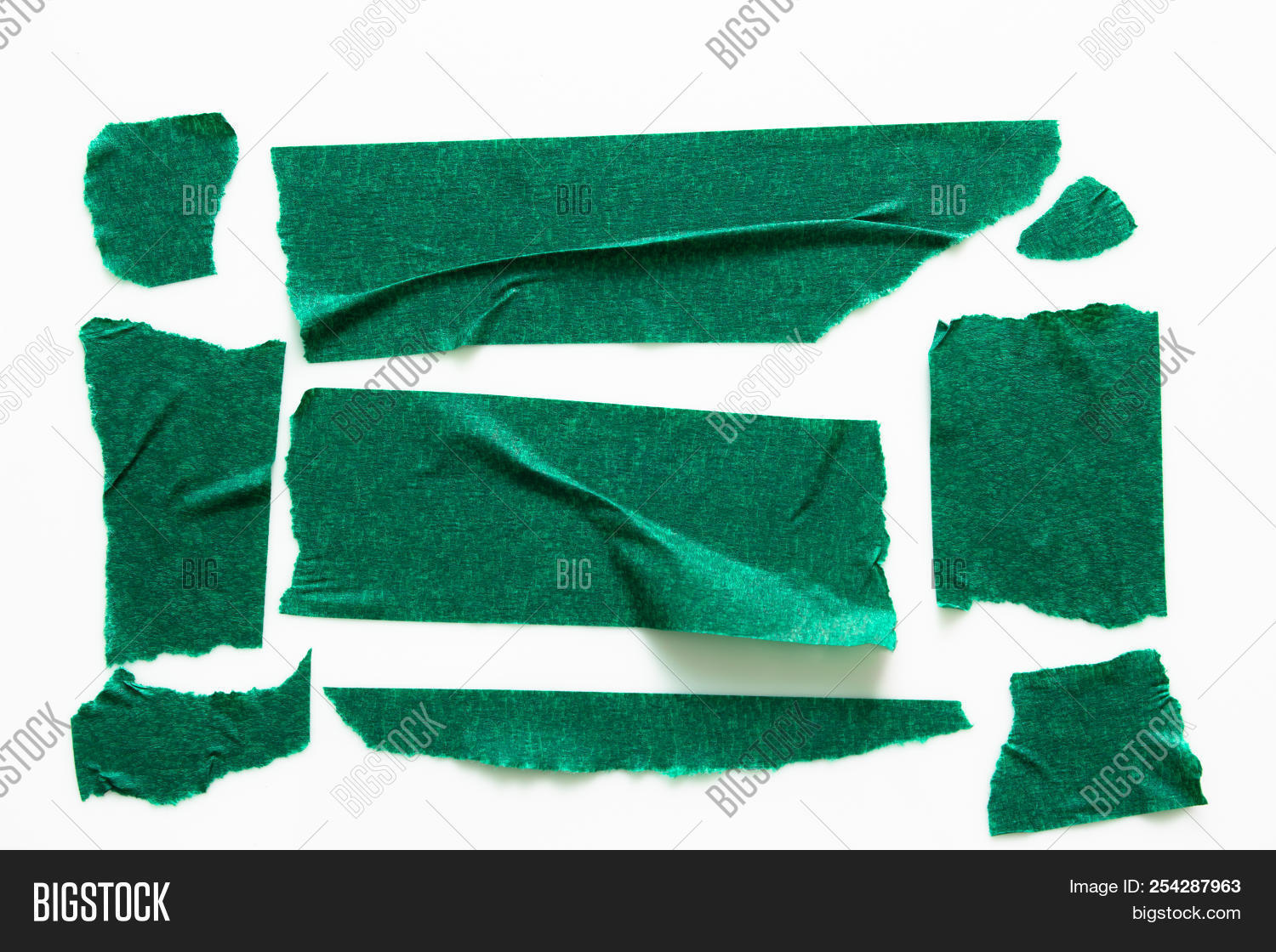 Set Green Tapes On Image & Photo (Free Trial) Bigstock