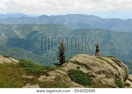 Treking In The Mountains Of The Borjomi-kharagauli National Park In Lesser Caucasus. Borjomi, Georgi