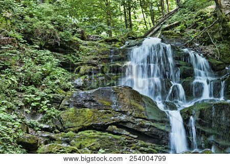 Shipit (shipot) - A Waterfall In The Ukrainian Carpathians