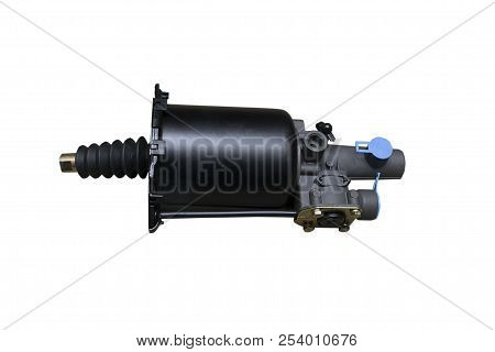 Vacuum Brake Servo Isolated On White Background