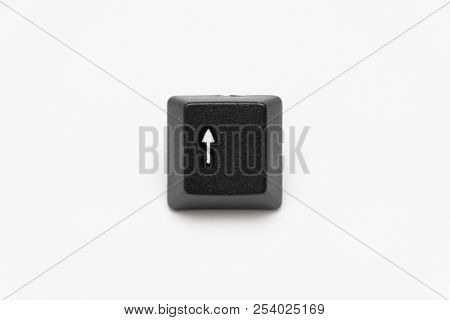 Single Black Keys Of Keyboard With Different Letters