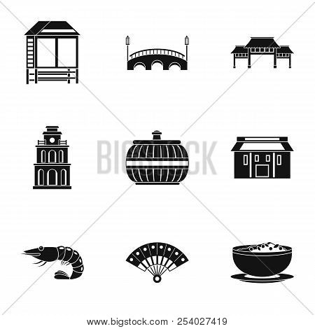 Eastward Icons Set. Simple Set Of 9 Eastward Vector Icons For Web Isolated On White Background