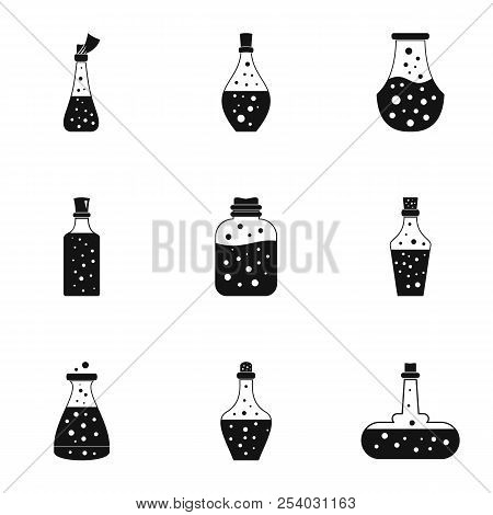 Vacuum Flask Icons Set. Simple Set Of 9 Vacuum Flask Vector Icons For Web Isolated On White Backgrou