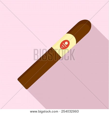 Royale Cigar Of Cuba Icon. Flat Illustration Of Royale Cigar Of Cuba Vector Icon For Web Design