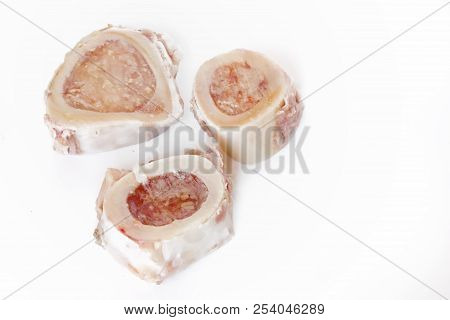 Bones For Beef Bone Broth Isolated On A White Background