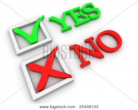 Tak lub nie. Kwestionariusz. 3D