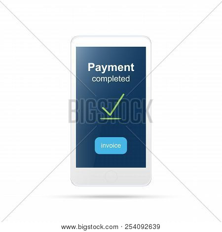 Mobile Payment , Online Shopping Concept.payment Mobile Icon