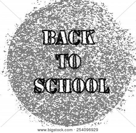 Abstract Logo Back To School Vector Illustration