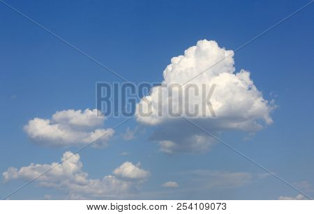 nice clouids in blue sky