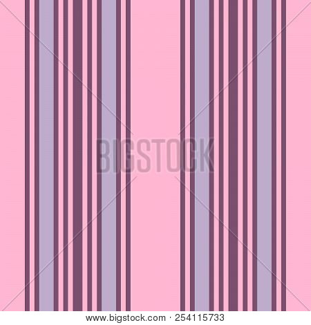 Vertical Red And White Stripes Print Vector