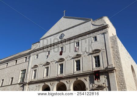 Molfetta, Italy - Local Religious Landmark. Church Of Saint Dominic (san Domenico).