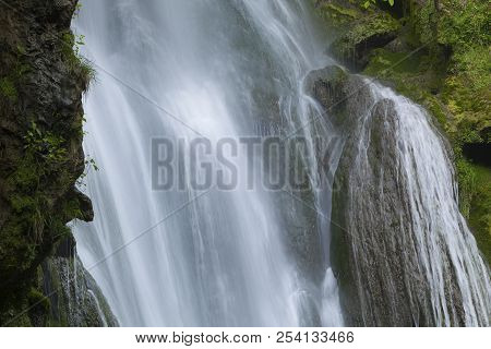 Waterfall In Autoire, Lot Department, Occitanie, France