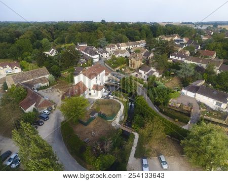 View Of Breuillet, In The Essonne Department, France