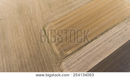 Shapes In The Field, Courson, Essonne, France