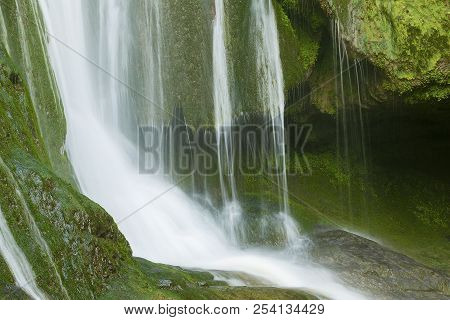 Waterfall In Autoire, Lot Department, Occitanie, France