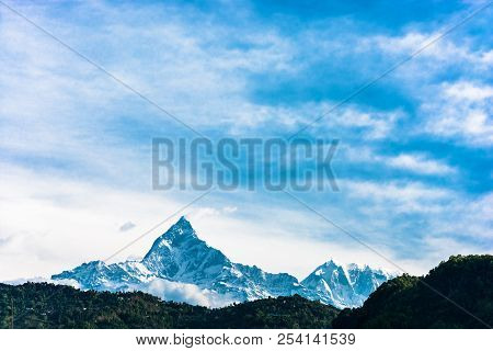 Snow Peak Nupts Height Of 7855 Meters, Nepal.
