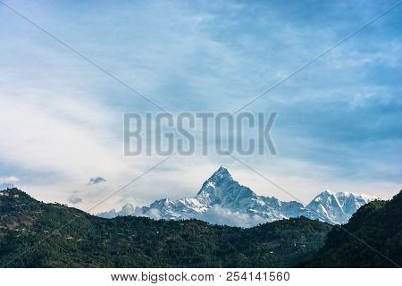 Snow Peak Nupts Height Of 7855 Meters, Nepal.