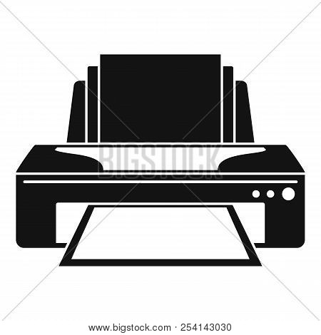 Jet Printer Icon. Simple Illustration Of Jet Printer Icon For Web Design Isolated On White Backgroun