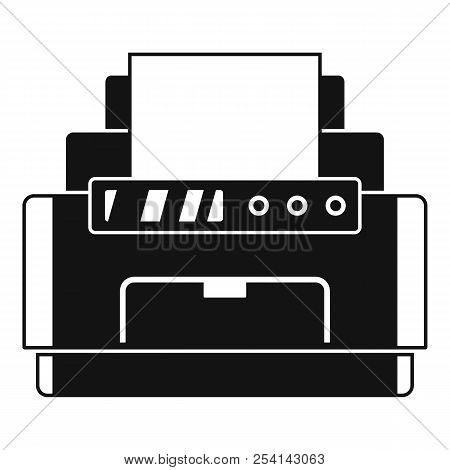 Laser Printer Icon. Simple Illustration Of Laser Printer Icon For Web Design Isolated On White Backg