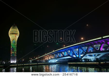 Xuhui riverside bridge
