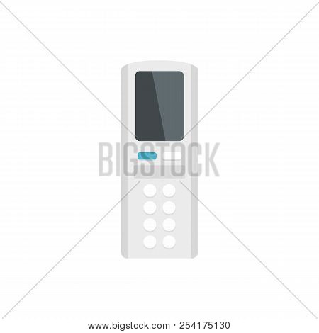 Remote Control Conditioner Icon. Flat Illustration Of Remote Control Conditioner Icon For Web Isolat