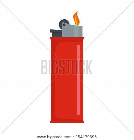Lighter Icon. Flat Illustration Of Lighter Icon For Web Isolated On White