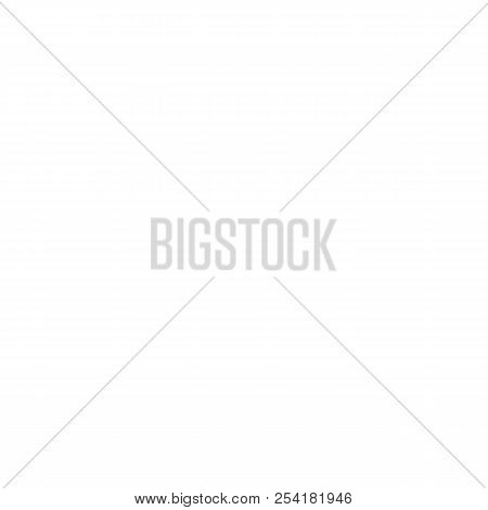 White Toothpick Floss Icon. Flat Illustration Of White Toothpick Floss Icon For Web Isolated On Whit