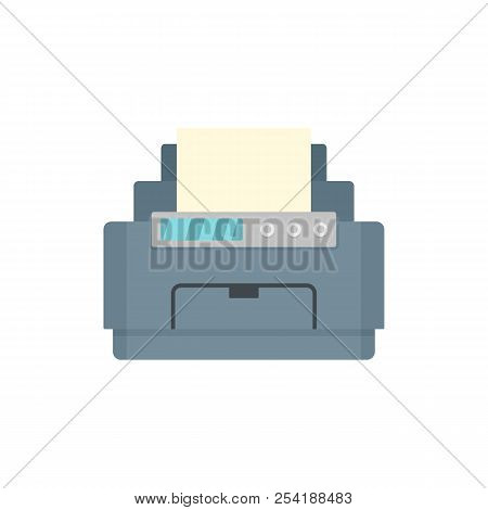 Laser Printer Icon. Flat Illustration Of Laser Printer Icon For Web Isolated On White