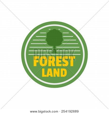 Forest New Land Logo. Flat Illustration Of Forest New Land Logo For Web Isolated On White