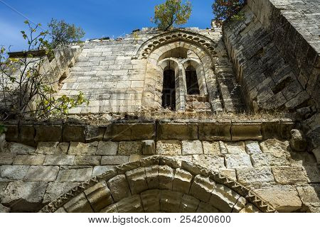 Ruins Of The Monastery Of Bonaval, In Guadalajara Province, Spain. It Is A Cistercian Monastery Foun