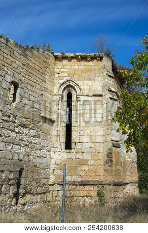 Ruins Of The Monastery Of Bonaval, In Guadalajara Province, Spain. It Is A Cistercian Monastery Foun