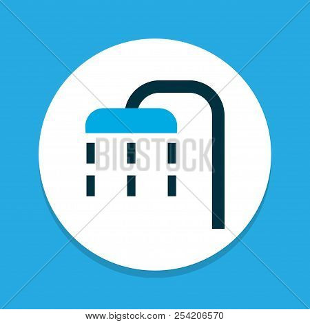 Ghusl Icon Colored Symbol. Premium Quality Isolated Body Cleansing Element In Trendy Style.