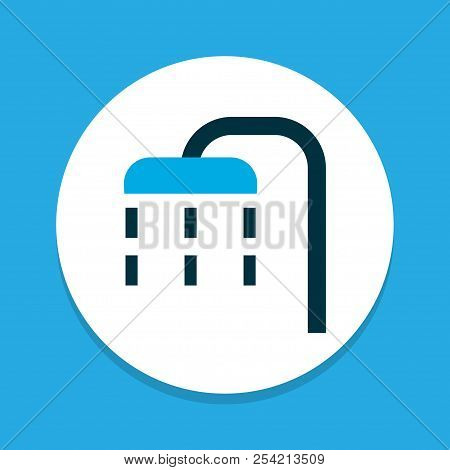 Ghusl Icon Colored Symbol. Premium Quality Isolated Body Cleansing Element In Trendy Style.