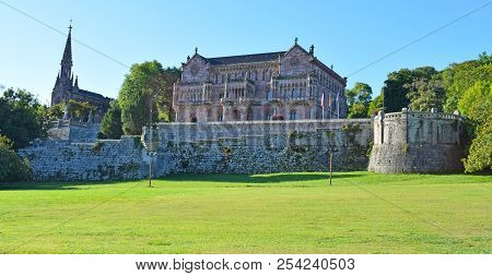 Palace Of Sobrellano In Comillas Cantabria Spain