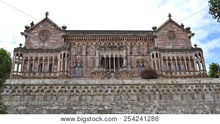 Palace Of Sobrellano In Comillas Cantabria Spain