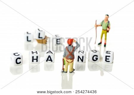 Removing White Cubes With Letters L And E Of The Word Challenge Creating New Word Change On White Ba