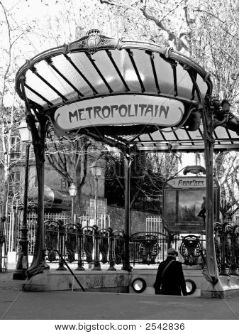 Staré pařížské Metro stanice