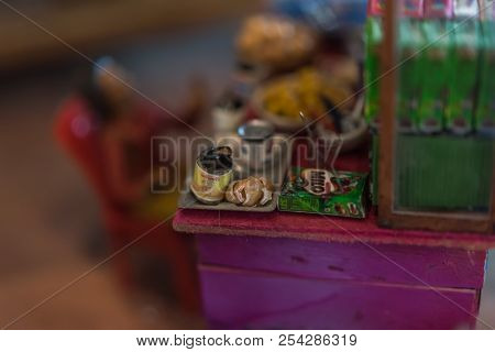 Asian Clay Doll With Ancient Lifestyle Model