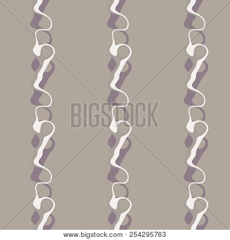 Seamless Pattern Background Of Multicolored Lines With Scribbler.