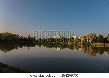 The Public Park Of Boeblingen On A Sunny Summer Day