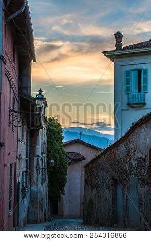 Saluzzo Is A Town And Former Principality In The Province Of Cuneo, Piedmont Region, Italy.