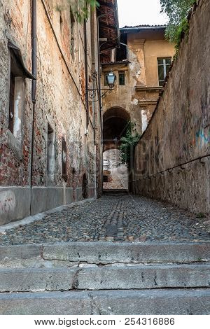 Saluzzo Is A Town And Former Principality In The Province Of Cuneo, Piedmont Region, Italy.