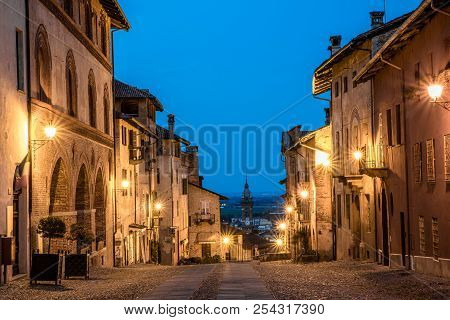 Saluzzo Is A Town And Former Principality In The Province Of Cuneo, Piedmont Region, Italy.
