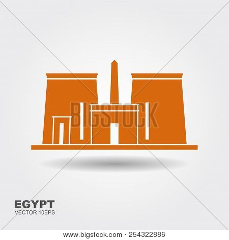The Temple Of Edfu Is An Ancient Egyptian Temple, Located On The West Bank Of The Nile In Edfu, Uppe