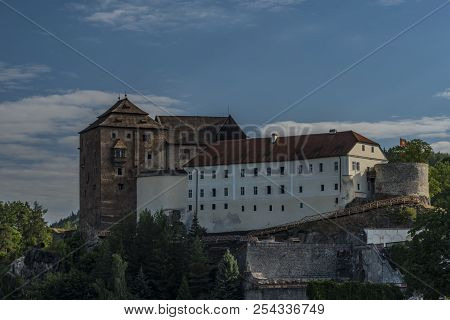 Castle Becov Nad Teplou In Summer Cloudy Day Near Karlovy Vary Spa