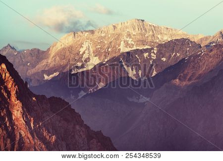 Beautiful landscape of Fann Mountains, Tajikistan