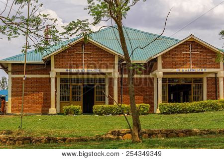 Kigali,rwanda - October 15,2017: Gikondo This Is The Marantha Mission,a Small Church On Kk 31 Avenue