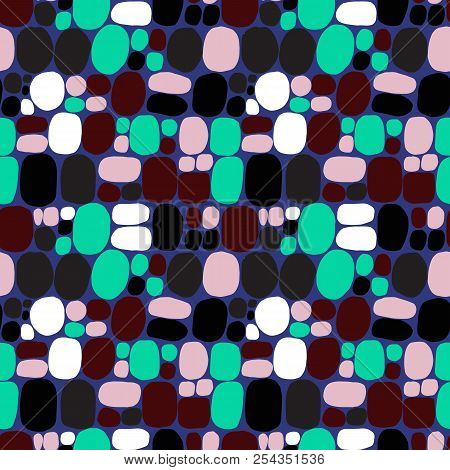 Polka Dot Vector Background. Seamless Vector Pattern