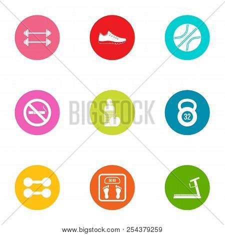 Corporeal Icons Set. Flat Set Of 9 Corporeal Vector Icons For Web Isolated On White Background